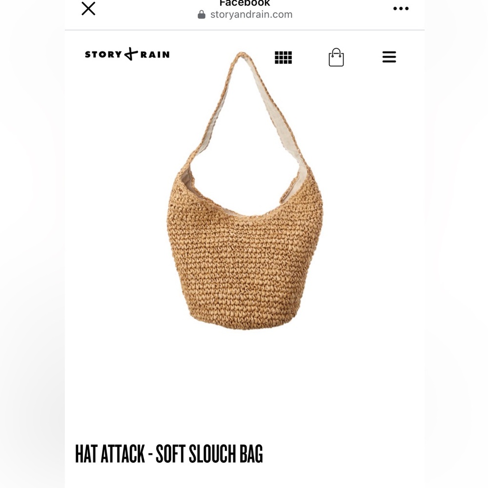 ISO Hat attack soft slouch bag